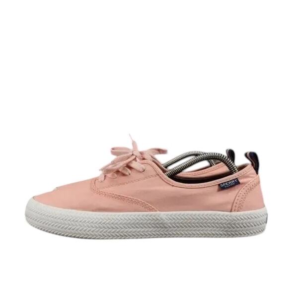 Sperry Shoes Womens 10 Sneakers Slip On Lifestyle Casual Lace Up Pink Preppy Low - Picture 2 of 12